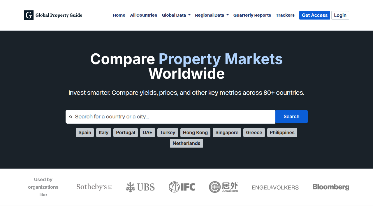 Access Global Property Guide for in-depth real estate market analysis and investment insights worldwide.