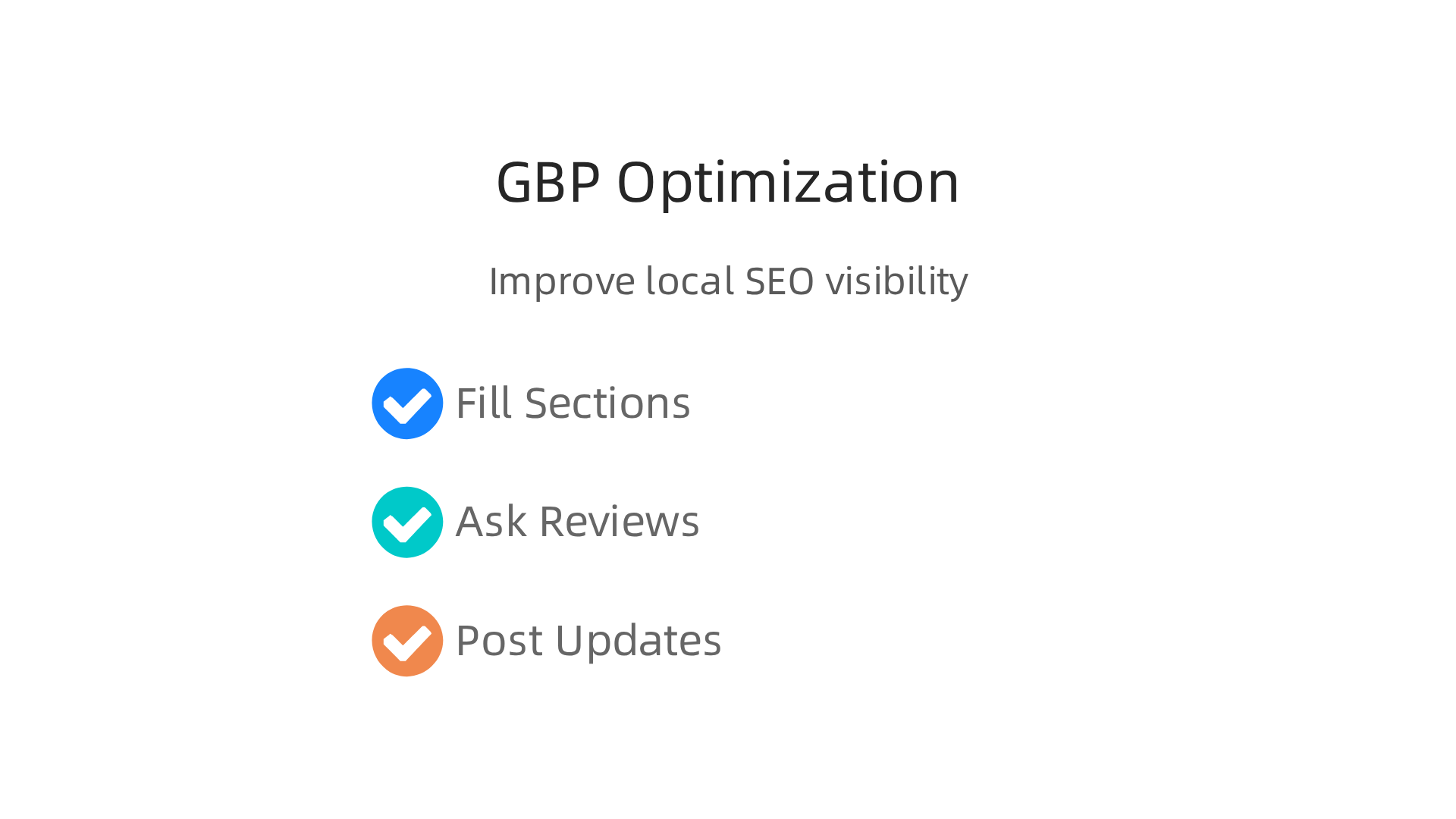 Key steps to enhance a Google Business Profile for improved local SEO and visibility in the Dubai real estate market.