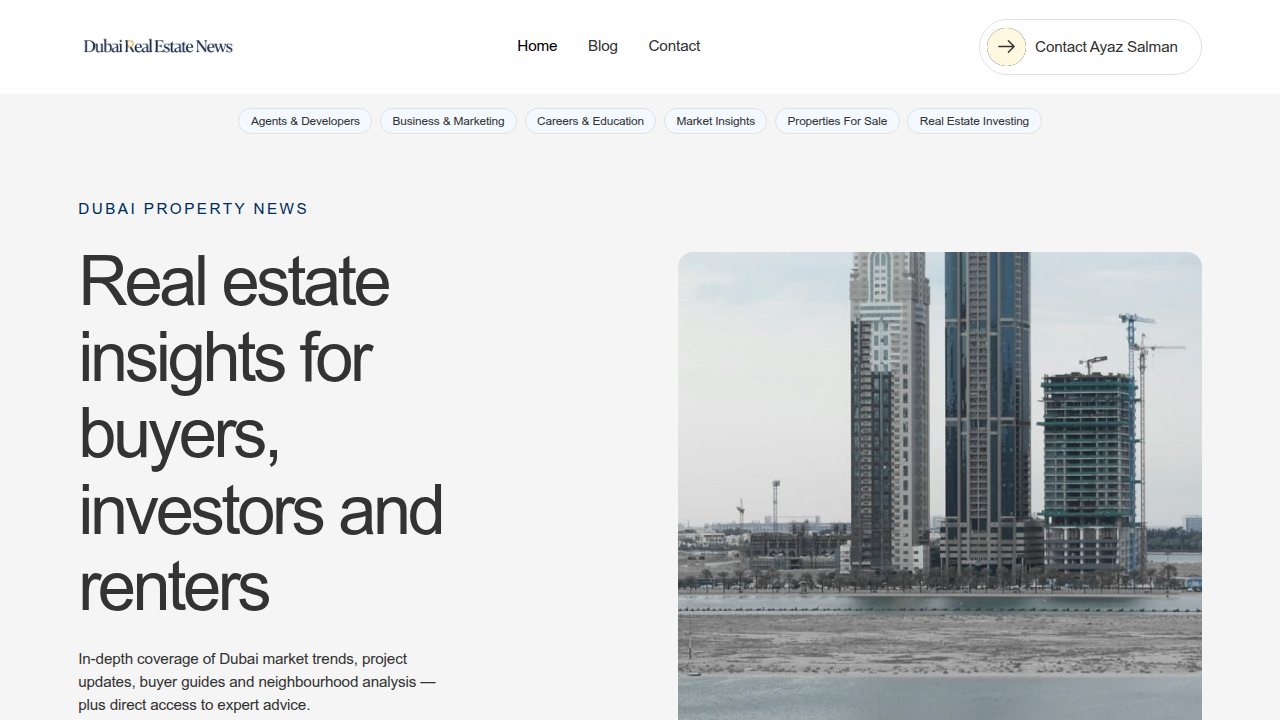 Staying informed with current market trends is crucial for making smart investment decisions in Dubai.