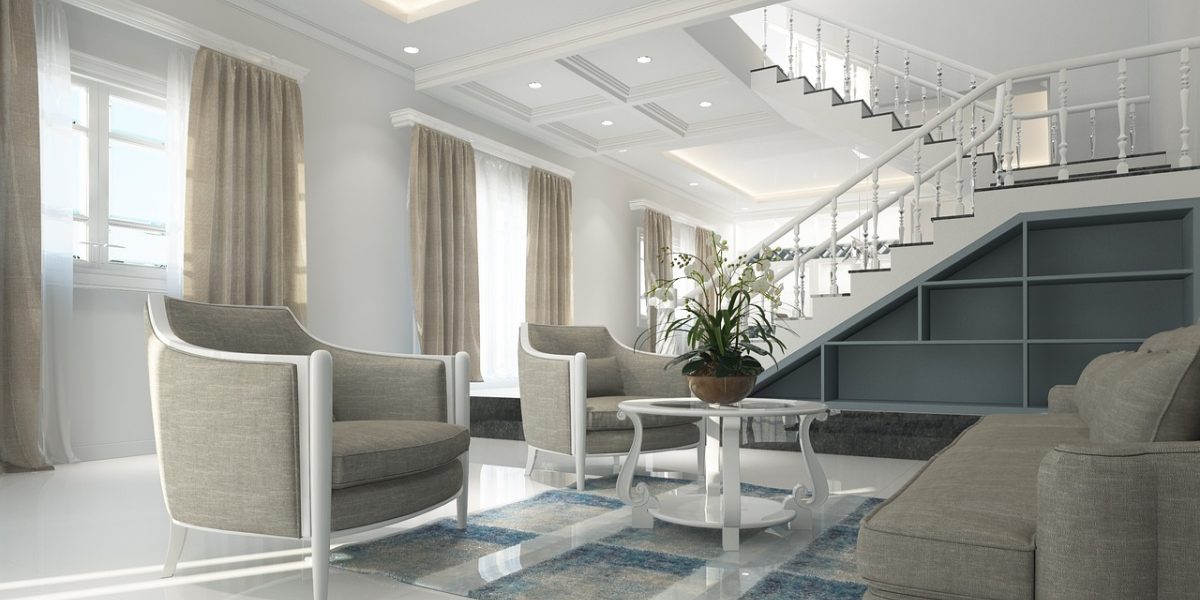 A couple discusses options for a luxury home, considering unique designs and high-end finishes.