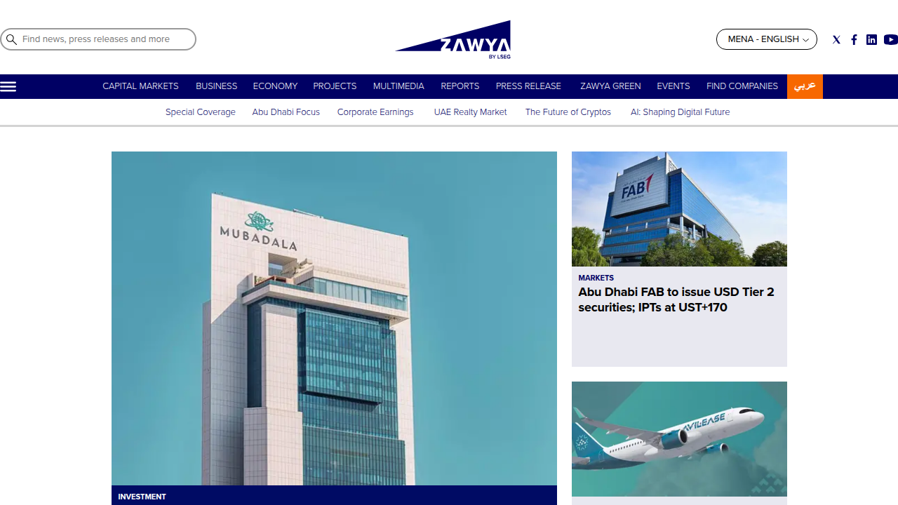 Zawya.com, a prominent business intelligence platform, provides up-to-date reports and analysis on Dubai's booming real estate market.