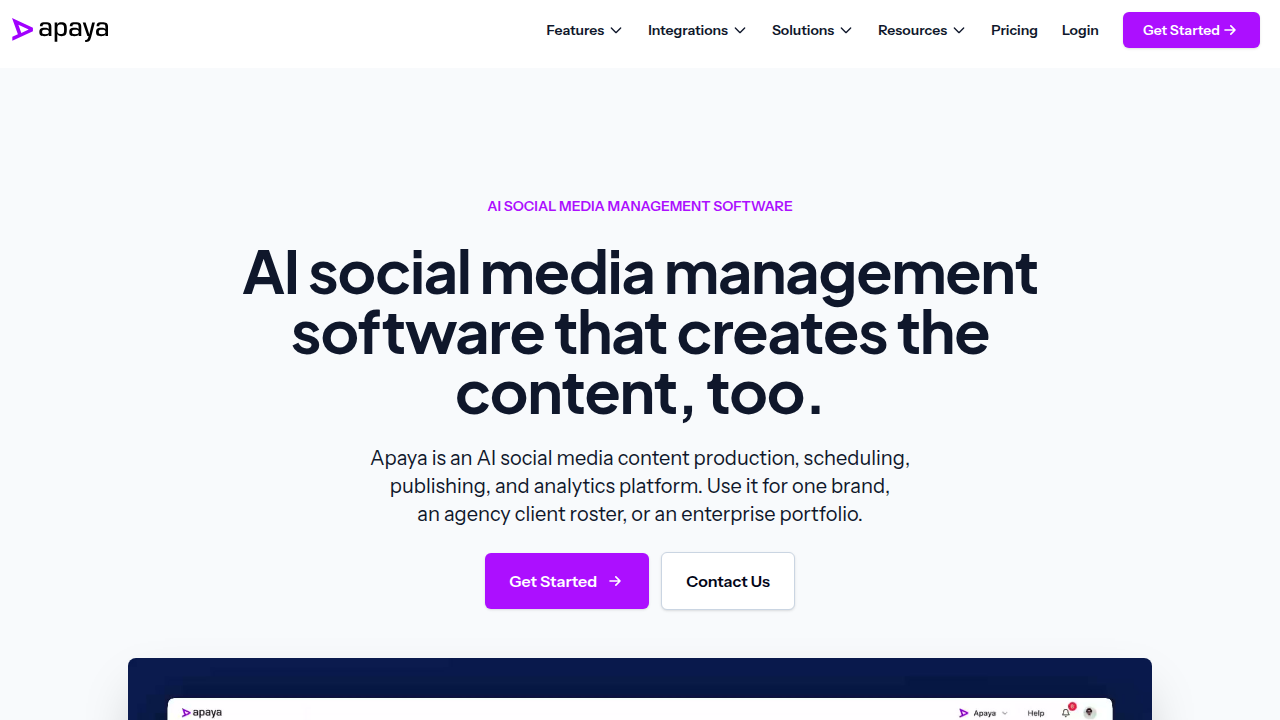Screenshot of Apaya's blog, offering insights into social media platforms for real estate agents.