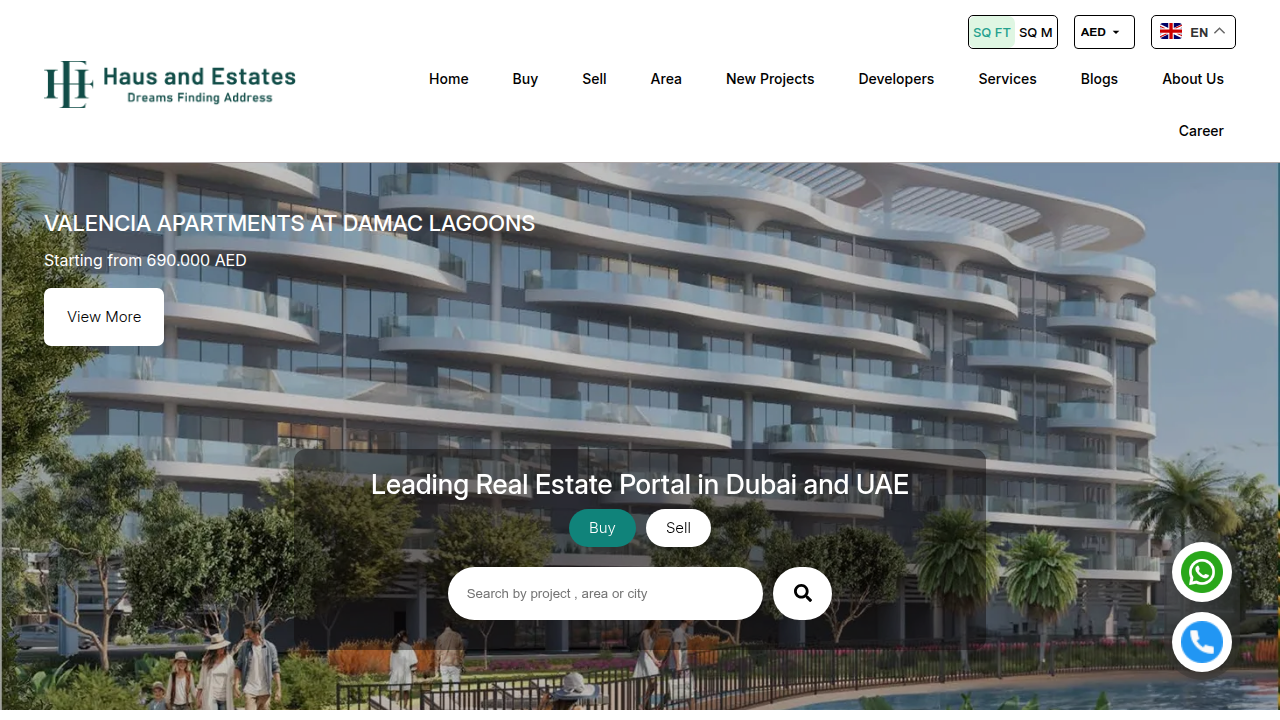 Discover top off-plan projects and investment opportunities verified by RERA on Haus & Estates.
