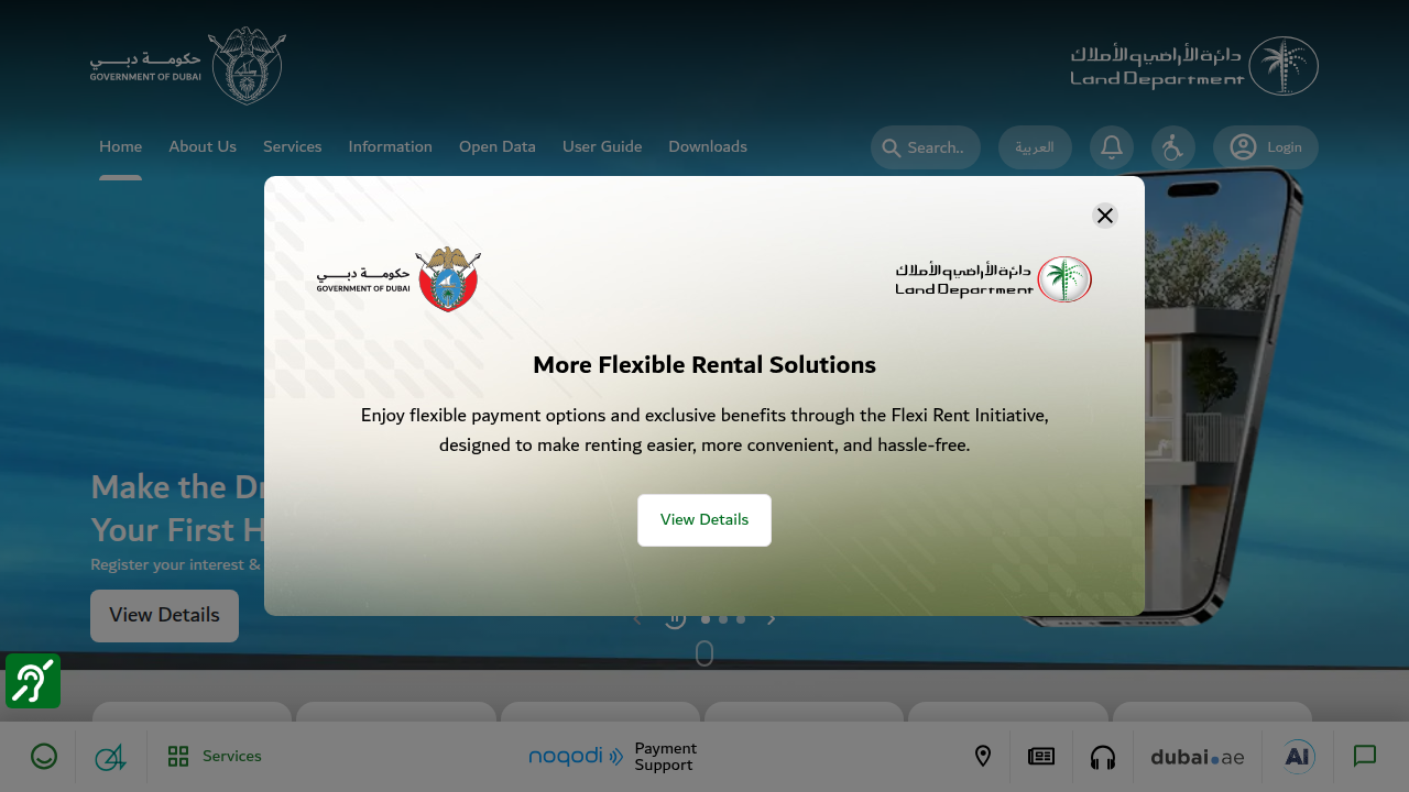 The official portal for Dubai's real estate transactions and regulatory information.